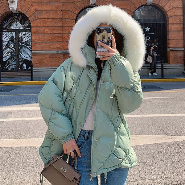 2021 thick cotton inside solid luxury fur hat long jacket women winter parka coat new korean fashion girls casual plus size elegant dzds, Black
2021 thick cotton inside solid luxury fur hat long jacket women winter parka coat new korean fashion girls casual plus size elegant dzds, Black