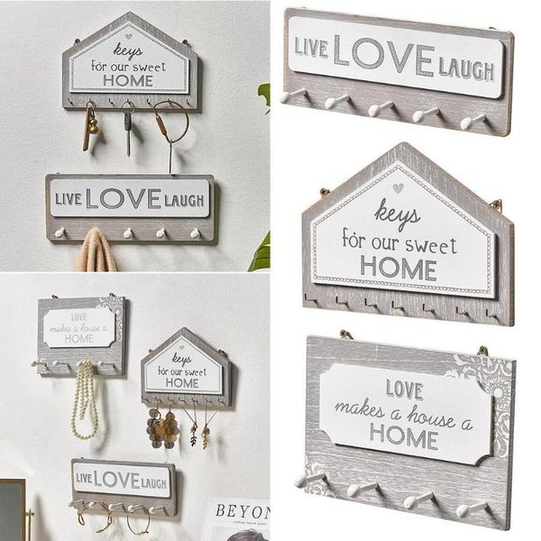 hooks & rails wall hanging wood key hanger holder organizer rack coat decoration home house shape rectangle j3g4
hooks & rails wall hanging wood key hanger holder organizer rack coat decoration home house shape rectangle j3g4