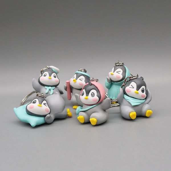 10pieces/lot cs fun little penguin doll keychain creative cartoon small animal student bag accessory pendant activity small gift, Silver
10pieces/lot cs fun little penguin doll keychain creative cartoon small animal student bag accessory pendant activity small gift, Silver
