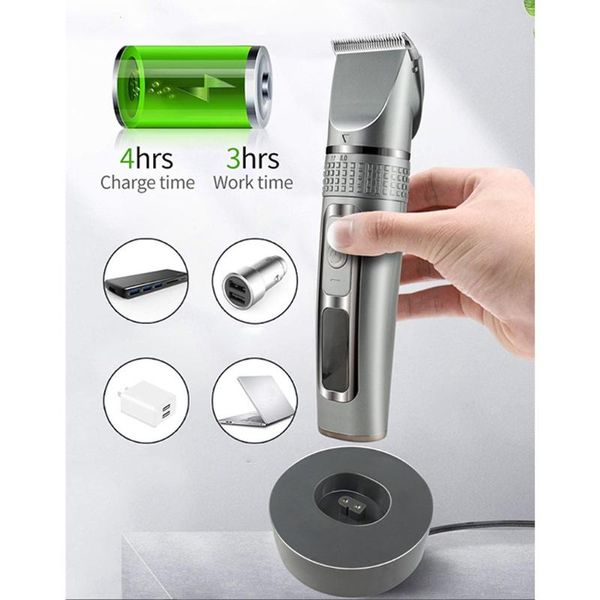 hair clippers multifunctional men clipper 5 gears cordless trimmer washable electric standing recharge dock with lcd display
hair clippers multifunctional men clipper 5 gears cordless trimmer washable electric standing recharge dock with lcd display