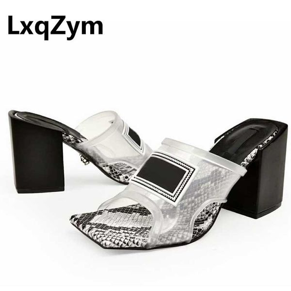 slippers pvc chunky heel women mules transparent summer high sandals runway shoes slip-on casual walk for size 35-42, Black
slippers pvc chunky heel women mules transparent summer high sandals runway shoes slip-on casual walk for size 35-42, Black