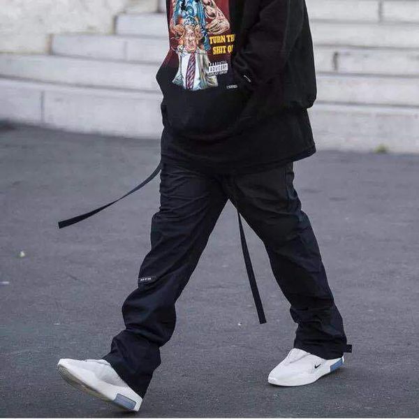 designer nylon pants season main line streamer drawstring velcro straight high street casual trousers loose oversize pant for men 2021, Black
designer nylon pants season main line streamer drawstring velcro straight high street casual trousers loose oversize pant for men 2021, Black