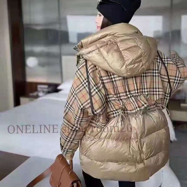 2021 winter jacket new off-season white duck down warm hooded fashion loose plaid coat women, Black
2021 winter jacket new off-season white duck down warm hooded fashion loose plaid coat women, Black