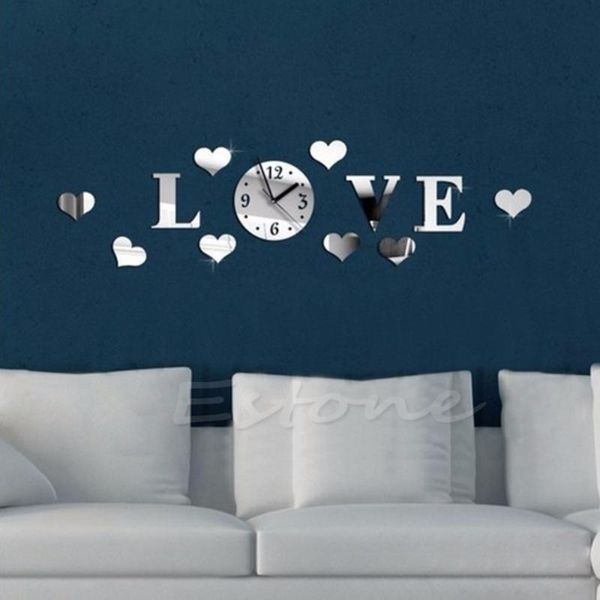 wall clocks large clock love shape sweet letter decoration mirror stickers for home acrylic
wall clocks large clock love shape sweet letter decoration mirror stickers for home acrylic