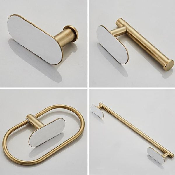 bath accessory set bathroom hardware brushed gold robe hook towel accessories punch-bar paper holder toilet a9t9
bath accessory set bathroom hardware brushed gold robe hook towel accessories punch-bar paper holder toilet a9t9
