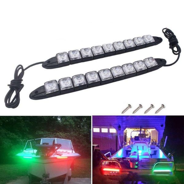 emergency lights 2pcs marine boat led strip 9led 12v navigation red and green waterproof for dinghy pontoon kayak
emergency lights 2pcs marine boat led strip 9led 12v navigation red and green waterproof for dinghy pontoon kayak