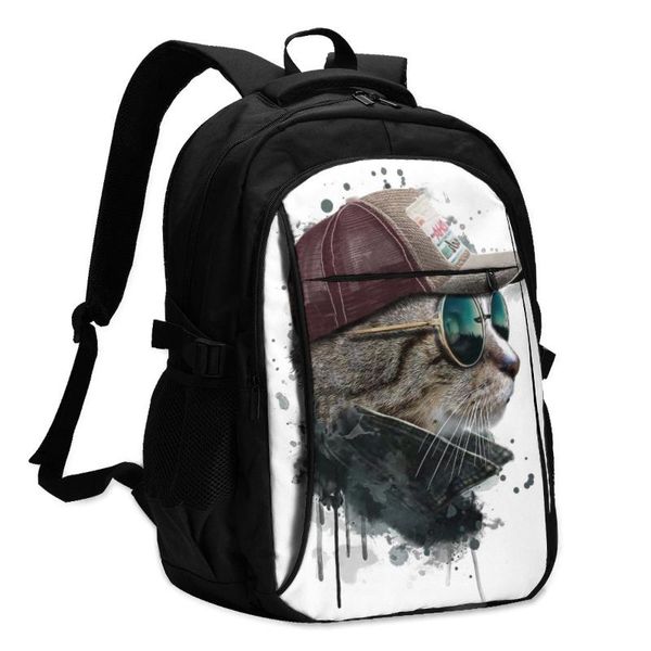 backpack 2021 women men fashion portrait cool cat with glasses travel school recreation bag business lapshopping
backpack 2021 women men fashion portrait cool cat with glasses travel school recreation bag business lapshopping