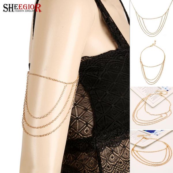 link, chain boho tassels arm bracelets for women accessories simplicity lovely gold chains bracelet bangle fashion friendship gift, Black
link, chain boho tassels arm bracelets for women accessories simplicity lovely gold chains bracelet bangle fashion friendship gift, Black