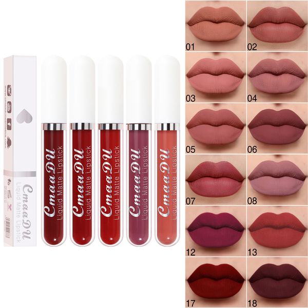 cmaadu 18 kleur matte non-stick cup waterdichte lippenstift langdurige lipgloss 
cmaadu 18 kleur matte non-stick cup waterdichte lippenstift langdurige lipgloss