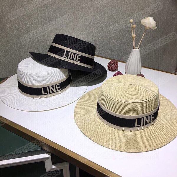 designer ladies straw hat webbing design european and american style fashion all-match beach sun head circumference 57cm, Blue;gray
designer ladies straw hat webbing design european and american style fashion all-match beach sun head circumference 57cm, Blue;gray