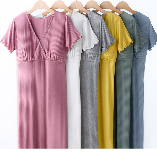 maternity dresses women clothing summer postpartum breastfeeding dress nightshirts short sleeve nursing pregnancy pajamas clothes, White
maternity dresses women clothing summer postpartum breastfeeding dress nightshirts short sleeve nursing pregnancy pajamas clothes, White