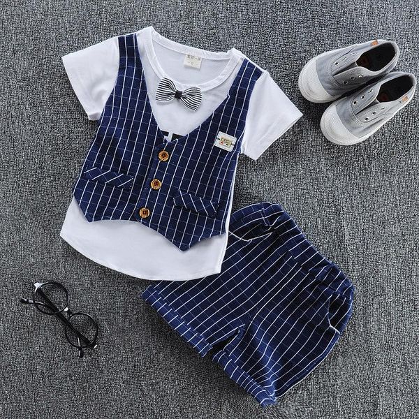 clothing sets 2021 summer children boys girls cotton tracksuit fashion baby gentleman tie t-shirt shorts 2pcs/sets toddler infant set, White
clothing sets 2021 summer children boys girls cotton tracksuit fashion baby gentleman tie t-shirt shorts 2pcs/sets toddler infant set, White