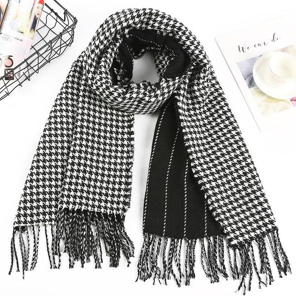 scarves korean version of cashmere imitation thickened double-sided fringed plaid scarf houndstooth vertical stripe, Blue;gray
scarves korean version of cashmere imitation thickened double-sided fringed plaid scarf houndstooth vertical stripe, Blue;gray
