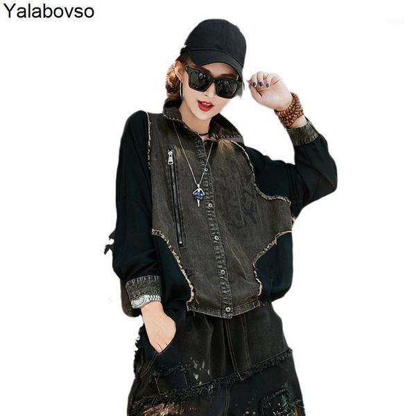 two piece dress 2021 spring loose stripped soft denim shirts and elastic waist pants women sets for color patchwork suits, White
two piece dress 2021 spring loose stripped soft denim shirts and elastic waist pants women sets for color patchwork suits, White