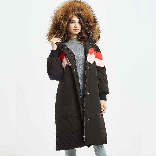 2020 winter new down jacket braids fur collar long coat fashion thickening liner warm down jacket ladies, Black
2020 winter new down jacket braids fur collar long coat fashion thickening liner warm down jacket ladies, Black