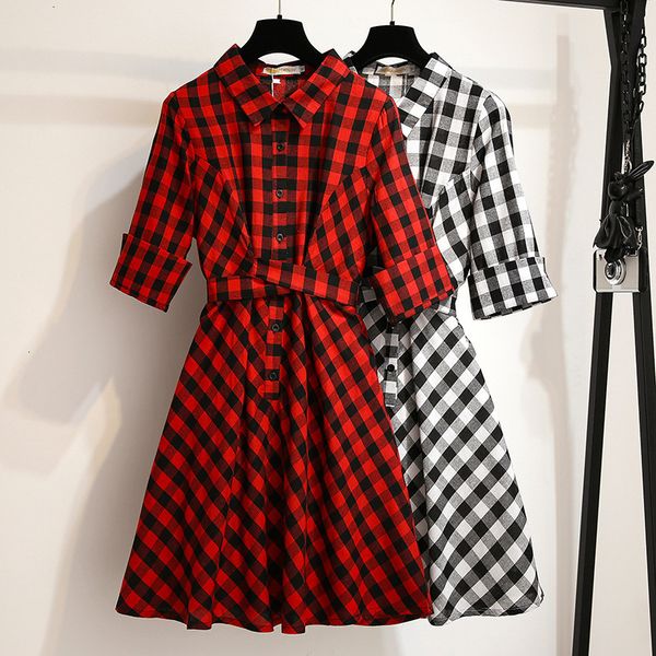 2021 new women vintage sashes plaid a line party ladies short sleeve elegant summer office work shirt es 6xl w346 tux9, Black;gray
2021 new women vintage sashes plaid a line party ladies short sleeve elegant summer office work shirt es 6xl w346 tux9, Black;gray