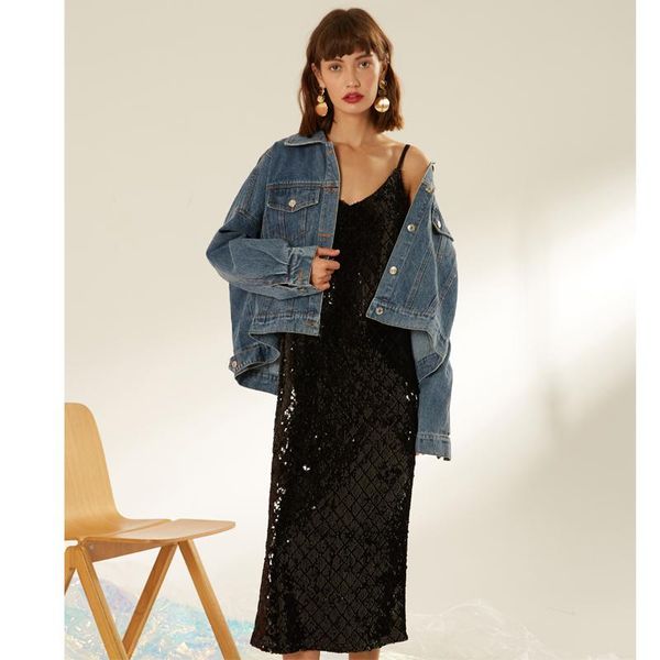 casual dresses v-neck sleeveless women spaghetti strap mid-calf sheath party femme clothes summer 2021, Black;gray
casual dresses v-neck sleeveless women spaghetti strap mid-calf sheath party femme clothes summer 2021, Black;gray