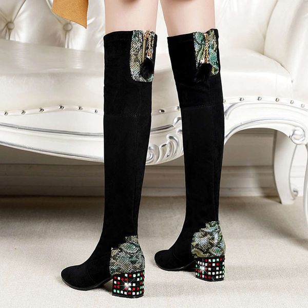 designer new autumn and winter thick heel over knee 2020 women's long thin fashion elastic plush high tube boots water, White;red
designer new autumn and winter thick heel over knee 2020 women's long thin fashion elastic plush high tube boots water, White;red