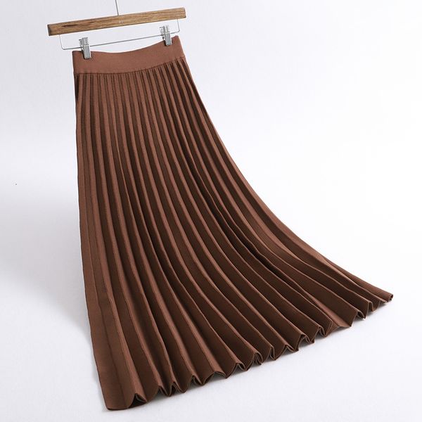 2021 new skirts high waist knitting a-line faldas jupe femme women spring pleated long skirt saia by73, Black
2021 new skirts high waist knitting a-line faldas jupe femme women spring pleated long skirt saia by73, Black