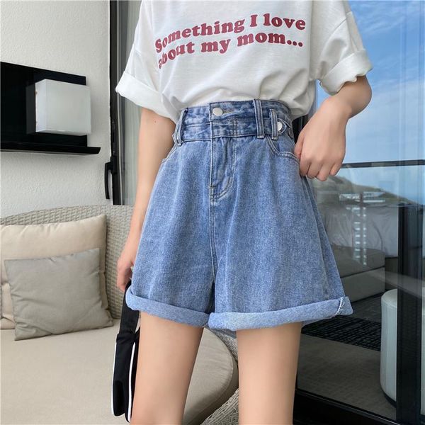 women's shorts women summer loose adjustable denim fashion casual, White;black
women's shorts women summer loose adjustable denim fashion casual, White;black
