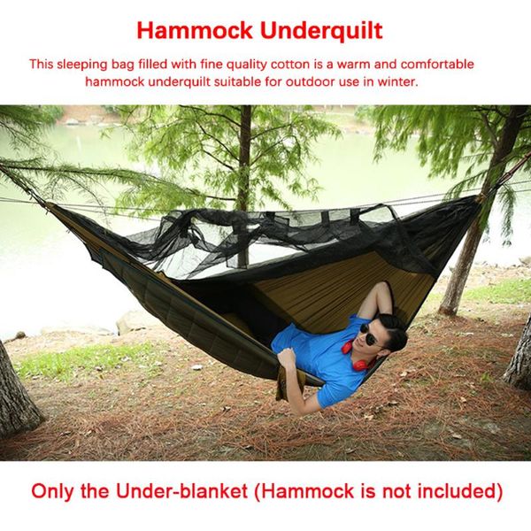sleeping bags winter warm bag hammock underquilt warmer under quilt blanket for outdoor camping hiking accessory
sleeping bags winter warm bag hammock underquilt warmer under quilt blanket for outdoor camping hiking accessory