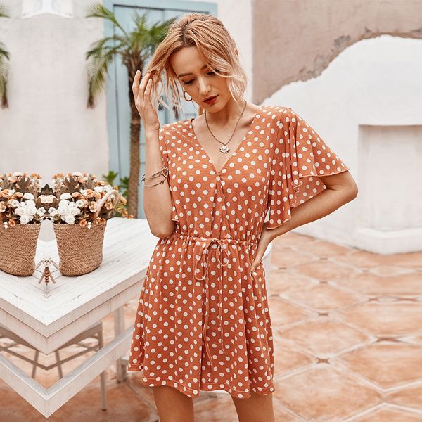 2021 new summer sweet dot women cotton casual lace up v neck butterfly sleeve playsuits 2d65, Black;gray
2021 new summer sweet dot women cotton casual lace up v neck butterfly sleeve playsuits 2d65, Black;gray