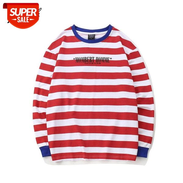 original design high street letter printed long sleeve shirts mens hip hop autumn cotton streetwear fahsion striped tees #td4u, White;black
original design high street letter printed long sleeve shirts mens hip hop autumn cotton streetwear fahsion striped tees #td4u, White;black