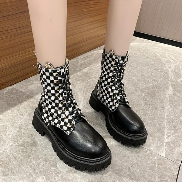 boots 2021 fashion lacing side zipper short women ankle thick bottom motorcycle, Black
boots 2021 fashion lacing side zipper short women ankle thick bottom motorcycle, Black