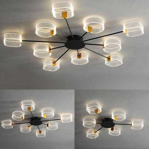 black modern led living room ceiling lights for bedroom study ceiling lamp acrylic shade restaurant lighting fixture 110v 220v
black modern led living room ceiling lights for bedroom study ceiling lamp acrylic shade restaurant lighting fixture 110v 220v