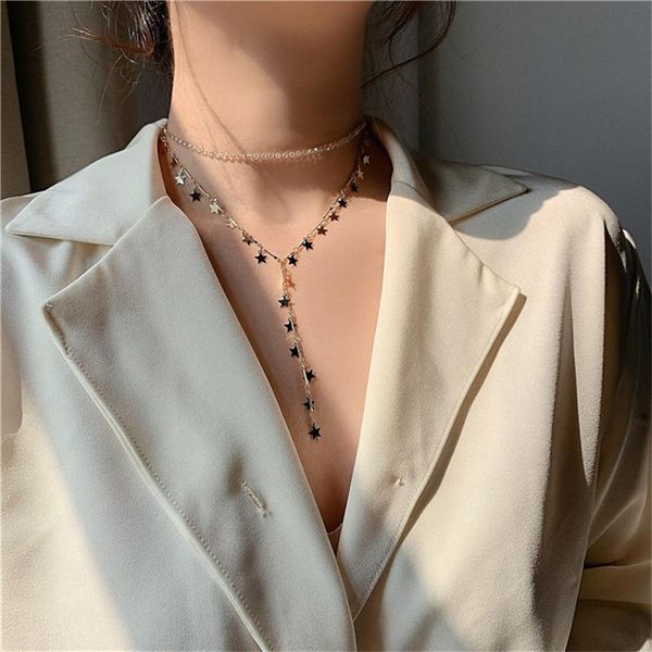 pendant necklaces kinfolk gold color star party women necklace fashion female choker jewelry ladies pentagon-star gifts, Silver
pendant necklaces kinfolk gold color star party women necklace fashion female choker jewelry ladies pentagon-star gifts, Silver