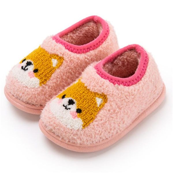 children winter cotton slippers indoor shoes kids boys girls home slippers baby non-slip cartoon akita plush warming shoes, Black;grey
children winter cotton slippers indoor shoes kids boys girls home slippers baby non-slip cartoon akita plush warming shoes, Black;grey