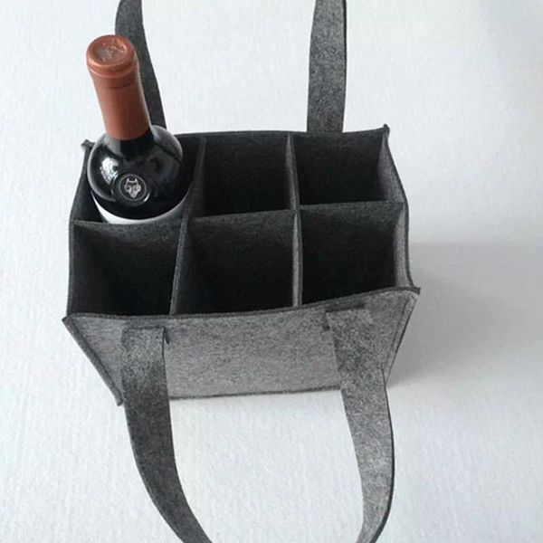 gift wrap reusable felt wine bag beer bottle shopping tote washable storage with 6 compartments wedding party 4 colors
gift wrap reusable felt wine bag beer bottle shopping tote washable storage with 6 compartments wedding party 4 colors