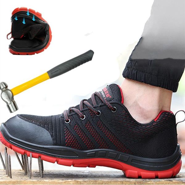 boots breathable safety shoes for men and women men's labor protection outdoor anti-skid steel barbed construction work, Black
boots breathable safety shoes for men and women men's labor protection outdoor anti-skid steel barbed construction work, Black