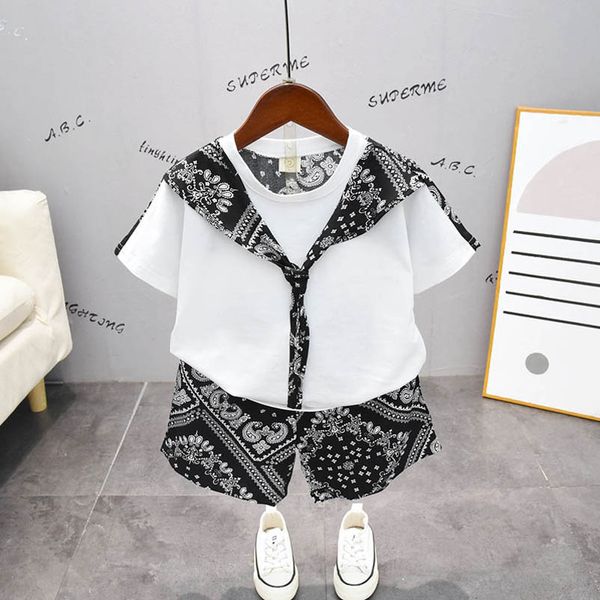 boys clothing sets kids suits children outfit baby clothes summer cotton short sleeve t-shirts shorts pants 2pcs b7060, White
boys clothing sets kids suits children outfit baby clothes summer cotton short sleeve t-shirts shorts pants 2pcs b7060, White