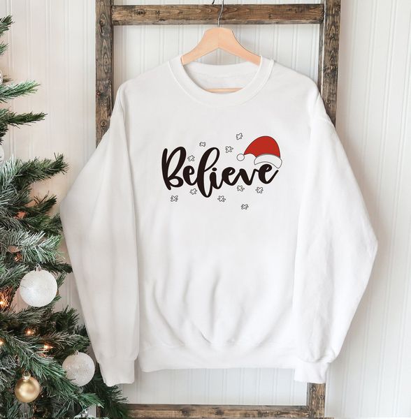 Christmas hat print plus velvet round neck sweater autumn and winter new adult top, Black
Christmas hat print plus velvet round neck sweater autumn and winter new adult top, Black