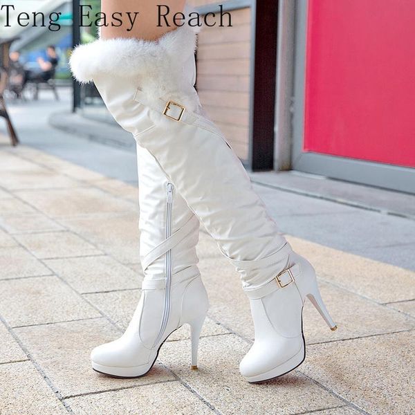 boots autumn thigh high platform winter women over the knee suede long heels fur plush wedge shoes woman, Black
boots autumn thigh high platform winter women over the knee suede long heels fur plush wedge shoes woman, Black