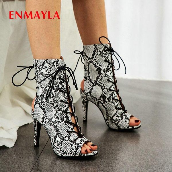 dress shoes enmayla 2021 t-strap lace-up party women sandals high heel leopard cross-tied thin heels peep toe 34-43, Black
dress shoes enmayla 2021 t-strap lace-up party women sandals high heel leopard cross-tied thin heels peep toe 34-43, Black
