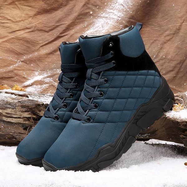boots 2021 winter men's outdoor warm waterproof non-slip ankle snow boot thick plush rubber work safety male shoes, Black
boots 2021 winter men's outdoor warm waterproof non-slip ankle snow boot thick plush rubber work safety male shoes, Black