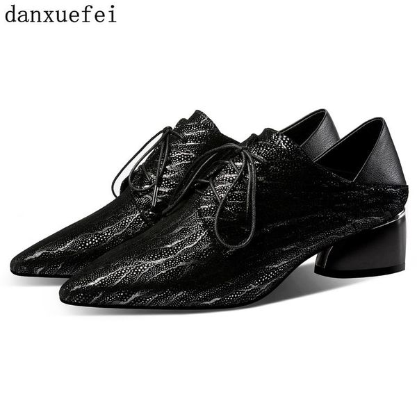dress shoes women's genuine leather skeepskin lace-up pumps low heel comfortbaler oxfords ol style leisure espadrilles high quality, Black
dress shoes women's genuine leather skeepskin lace-up pumps low heel comfortbaler oxfords ol style leisure espadrilles high quality, Black