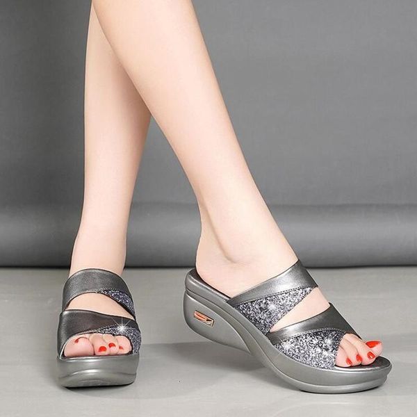 slippers wgznyn women bling slipper woman shoes ladies pu leather wedges flat female casual slingbacks sandals comfortable platform, Black
slippers wgznyn women bling slipper woman shoes ladies pu leather wedges flat female casual slingbacks sandals comfortable platform, Black