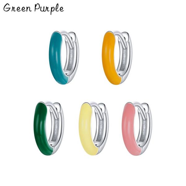 hoop & huggie green purple five colorful ear buckles rainbow 925 sterling silver earrings enamel for women statement jewelry fine aretes, Golden;silver
hoop & huggie green purple five colorful ear buckles rainbow 925 sterling silver earrings enamel for women statement jewelry fine aretes, Golden;silver