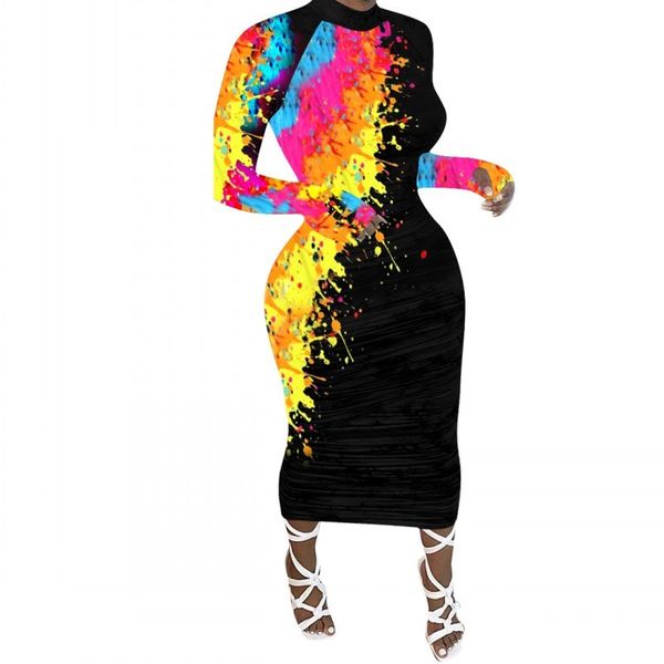 2021 new autumn dresses of women high collar long sleeve ankle casual fashion graffiti impression party maxi dress 45va, Black;gray
2021 new autumn dresses of women high collar long sleeve ankle casual fashion graffiti impression party maxi dress 45va, Black;gray