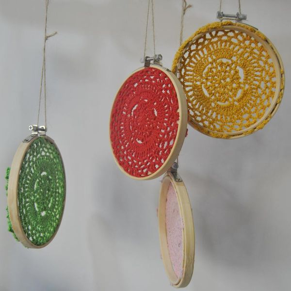nordic handmade macrame dreamcatcher woven knitted wall hanging tapsey room decoration farmhouse decor no.b005 diameter 13cm
nordic handmade macrame dreamcatcher woven knitted wall hanging tapsey room decoration farmhouse decor no.b005 diameter 13cm