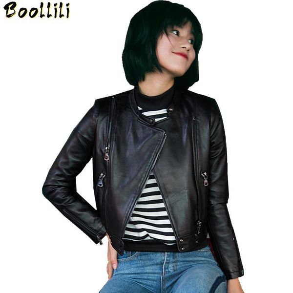 women's leather & faux boollili 2021 genuine jacket spring sheepskin coat for women short motorcycle coats real jackets outwear, Black
women's leather & faux boollili 2021 genuine jacket spring sheepskin coat for women short motorcycle coats real jackets outwear, Black