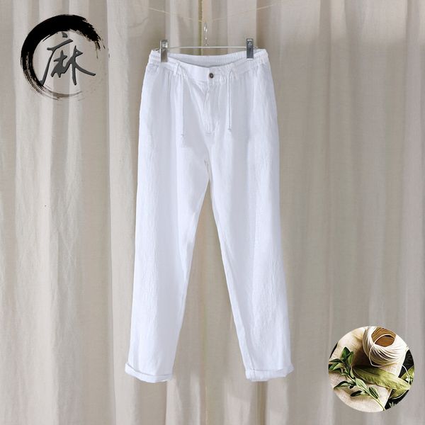 2021 new casual 100% linen long solid flax trousers men brand fashion loose elastic waist pants mens pantalones b76j, Black
2021 new casual 100% linen long solid flax trousers men brand fashion loose elastic waist pants mens pantalones b76j, Black