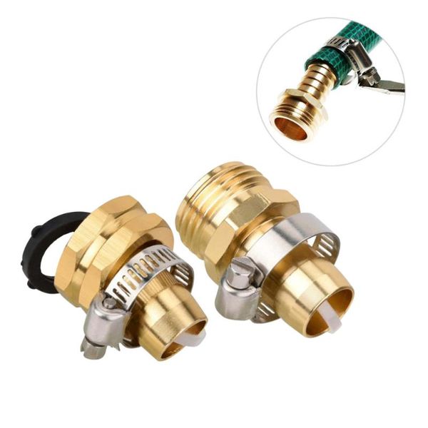 2pcs garden watering pipe fittings 3/4 internal and external thread copper joint metal connector
2pcs garden watering pipe fittings 3/4 internal and external thread copper joint metal connector