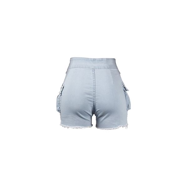 womens high waist denim blue shorts bodycon knee length elastic slim fit classic shorts 2019 new style, White
womens high waist denim blue shorts bodycon knee length elastic slim fit classic shorts 2019 new style, White