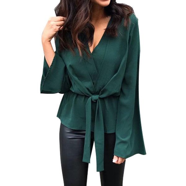 women's blouses & shirts spring women v-neck office blouse lace up cute lady blusas femme loose bow shirt chiffon, White
women's blouses & shirts spring women v-neck office blouse lace up cute lady blusas femme loose bow shirt chiffon, White