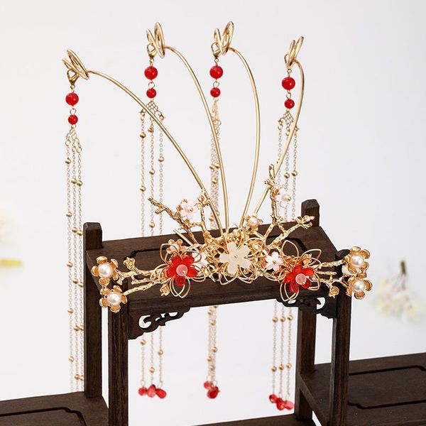 hair clips & barrettes chinese dress crown headdress auspicious wishful style flower phoenix design tassel ea, Golden;silver
hair clips & barrettes chinese dress crown headdress auspicious wishful style flower phoenix design tassel ea, Golden;silver