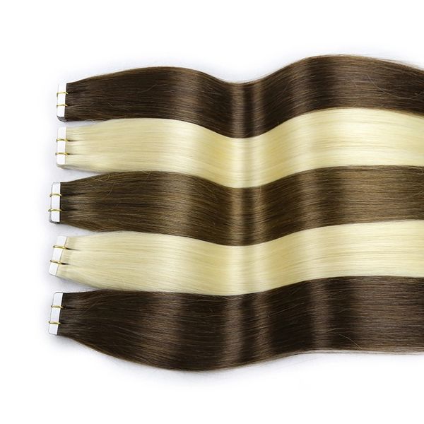 luxury quality virgin remy human hair cuticle aligned tape in hair extensions in stock, Black
luxury quality virgin remy human hair cuticle aligned tape in hair extensions in stock, Black